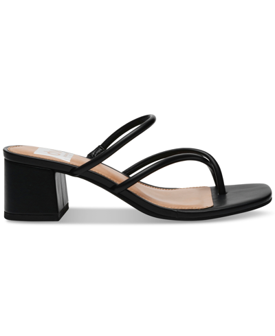 Shop Dv Dolce Vita Women's Lumena Strappy Slide Block-heel Sandals In Toffee