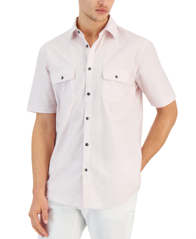 Shop Alfani Men's Warren Shirt, Created For Macy's In Satchet