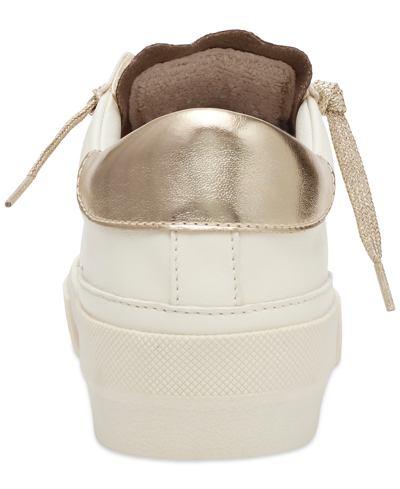 Shop Dv Dolce Vita Women's Helix Lace-up Low-top Sneakers In Gold Multi