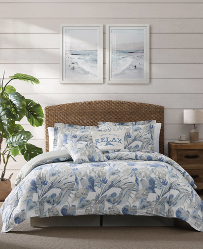 Shop Tommy Bahama Home Raw Coast 4-pc. Comforter Set, Queen In Blue