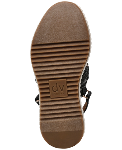Shop Dv Dolce Vita Women's Fighter Sporty Platform Sandals In Black