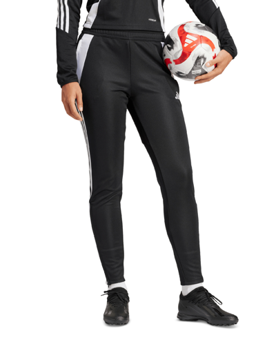 Adidas Originals Women's Tiro 24 Slim-fit Training Pants In Black,white