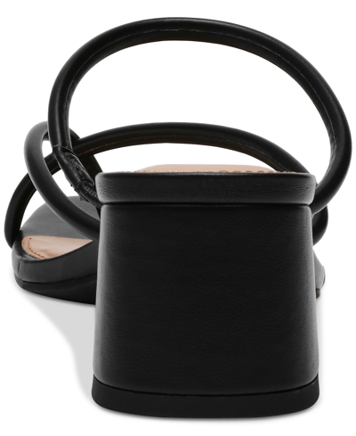 Shop Dv Dolce Vita Women's Lumena Strappy Slide Block-heel Sandals In Black