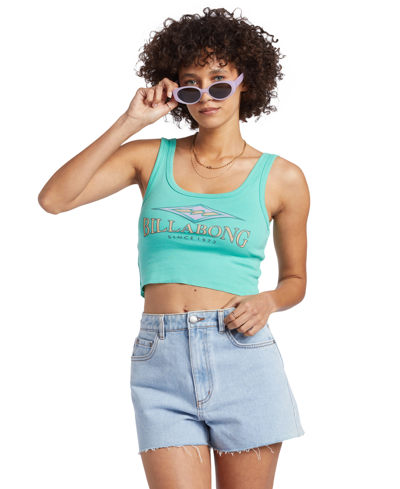 Shop Billabong Juniors' Search For Stoke Tank Top In Bright Lagoon