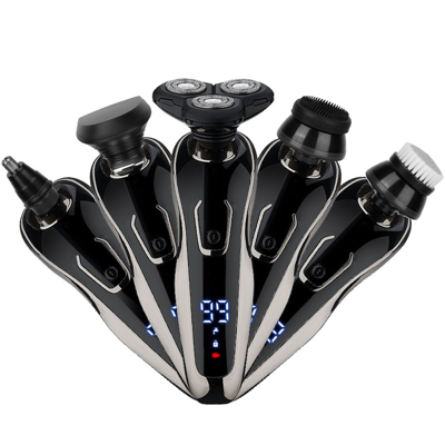 Shop Fresh Fab Finds 5-in-1 Electric Razor Kit, Cordless Rechargeable Shaver & Beard Trimmer, Ipx6 Waterproof, Dry/wet, H