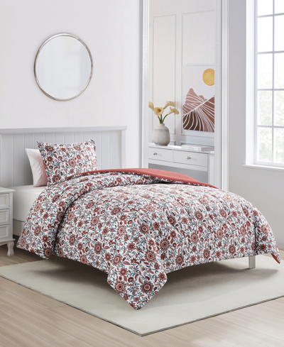 Shop Sunham Monica 3-pc. Comforter Set, Created For Macy's In Red