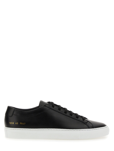 Shop Common Projects Low Achilles Sneaker In Black