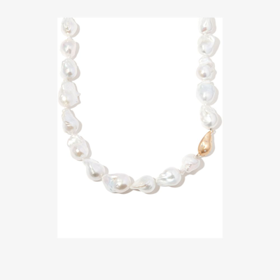 Shop Mateo 14k Yellow Gold Pearl Necklace