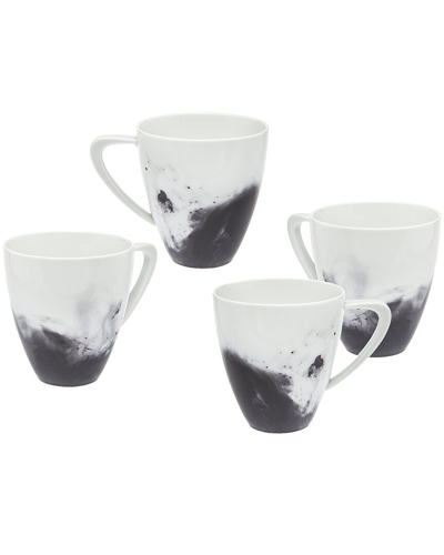 Shop Ricci Argentieri Set Of 4 Felice Coffee Mug In White