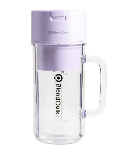 Shop Blendquik 14oz Bpa-free Portable Mason Jar Blender In Purple