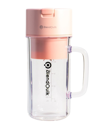 Shop Blendquik 14oz Bpa-free Portable Mason Jar Blender In Pink