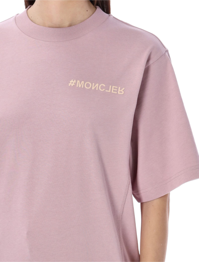 Shop Moncler T-shirt Tmm In Pink