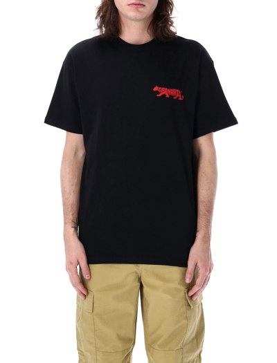 Shop Carhartt S/s Rocky T-shirt In Black