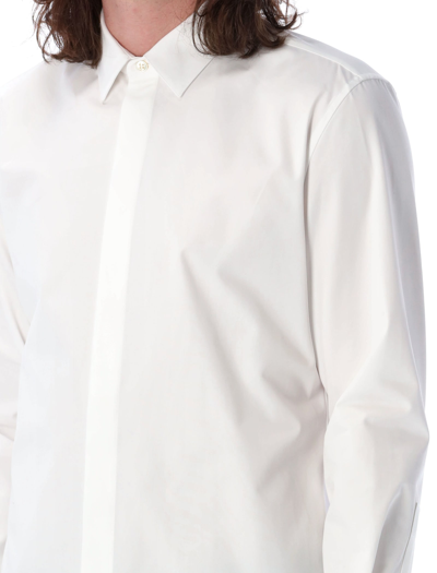 Shop Saint Laurent Slim-fit Shirt In White