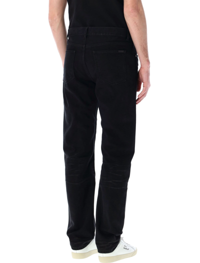 Shop Saint Laurent Baggy Jeans In Black