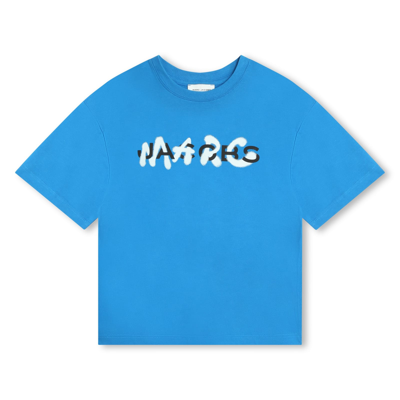Shop Marc Jacobs T-shirt Con Stampa In Blue