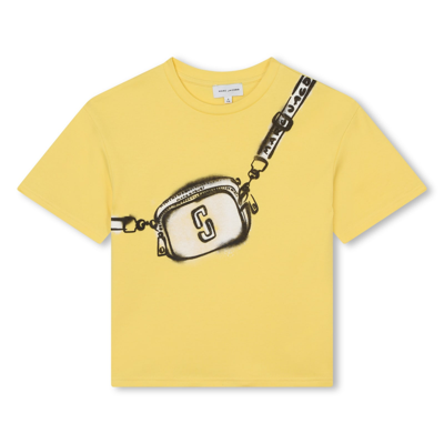 Shop Marc Jacobs T-shirt Con Stampa In Yellow