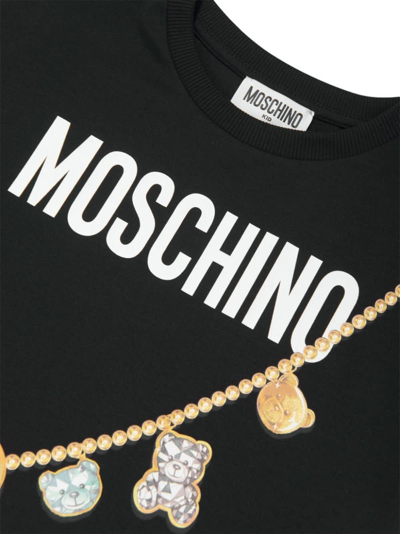 Shop Moschino T-shirt Con Stampa In Black