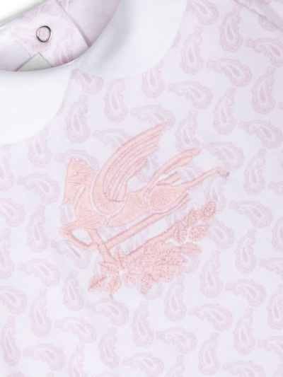 Shop Etro Set Con Stampa Paisley In Pink