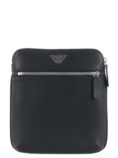 Shop Emporio Armani Shoulder Bag In Nero