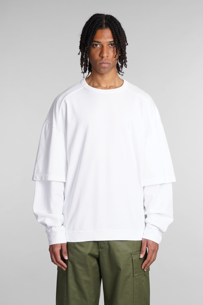 Shop Darkpark Theo T-shirt In White Cotton