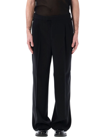 Shop Ami Alexandre Mattiussi Large Trousers In Black