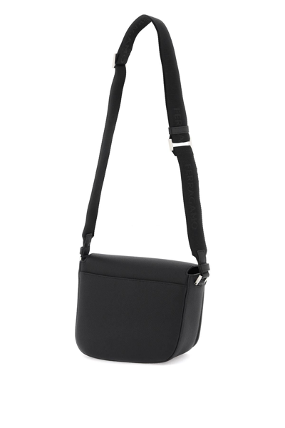 Shop Ferragamo Flame Shoulder Bag (medium) In Black