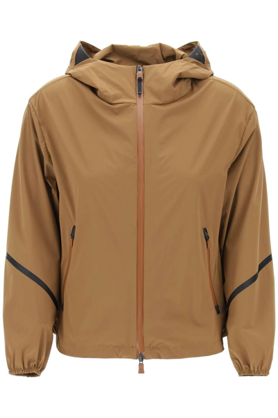 Shop Herno Laminar Lightweight Matte Light Jacket In Orange,brown