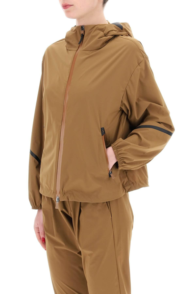Shop Herno Laminar Lightweight Matte Light Jacket In Orange,brown