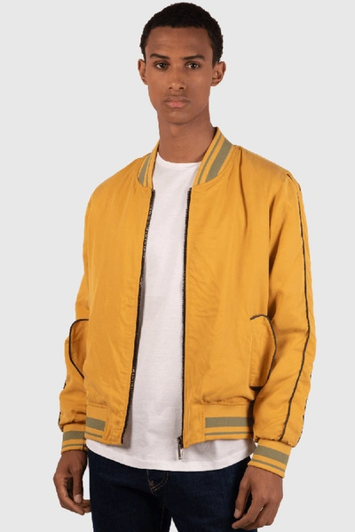Shop Inimigo Piping Jacket In Yellow