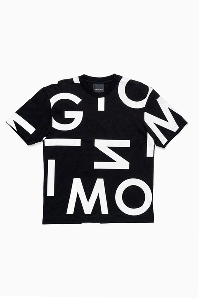 Shop Inimigo Big Letters Comfort T-shirt In Black