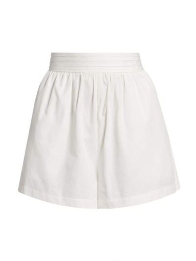 Shop Amur Women's Veran Twill Shorts In Off White
