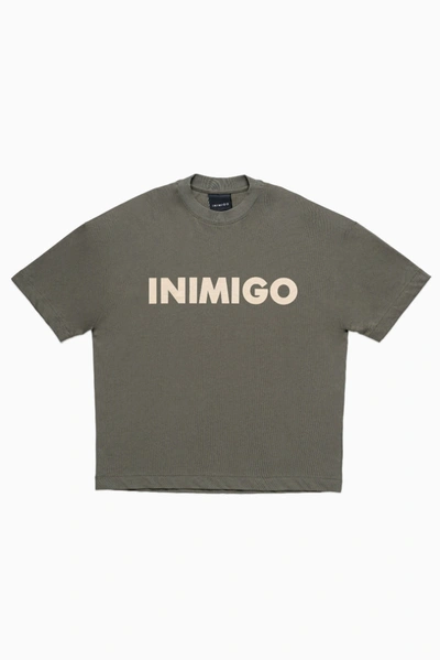 Shop Inimigo Bold Oversized T-shirt In Green