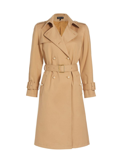 Shop Generation Love Women's Danielle Belted Trench Coat In Taupe