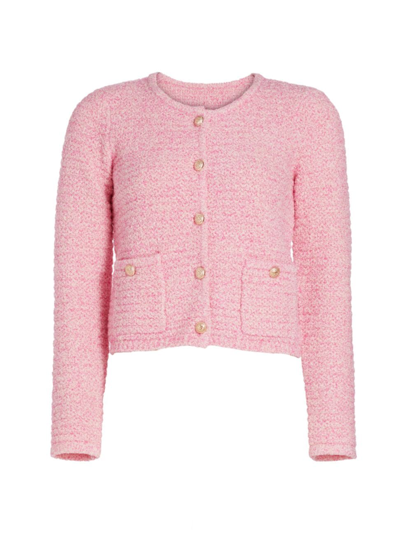 Shop Generation Love Women's Diana Boucle Cardigan In Pink
