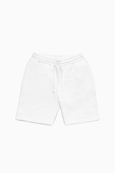 Shop Inimigo Classic Embroidery Heart Shorts In White
