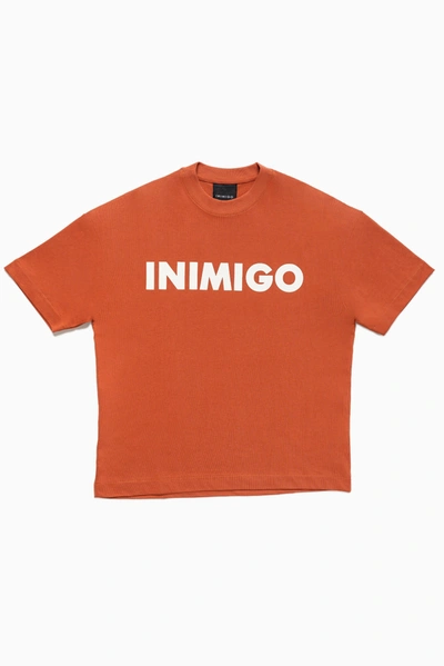 Shop Inimigo Bold Oversized T-shirt In Orange