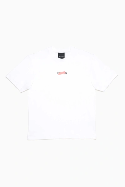 Shop Inimigo Glue Tape Logo Print Comfort T-shirt In White