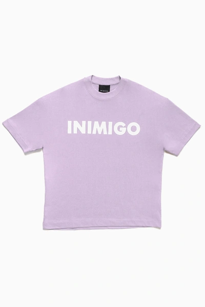 Shop Inimigo Bold Oversized T-shirt In Purple