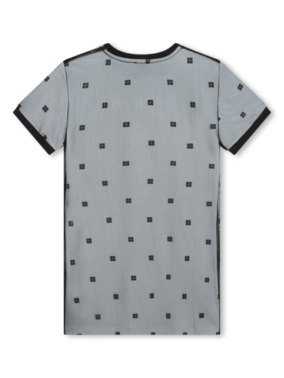 Shop Givenchy Abito A T-shirt Con Motivo 4g In Black