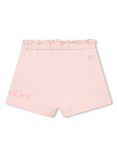 Shop Givenchy Shorts Con Logo In Pink