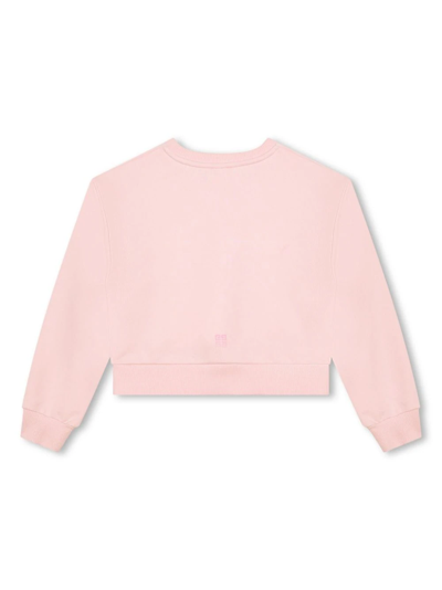 Shop Givenchy Felpa Con Logo In Pink