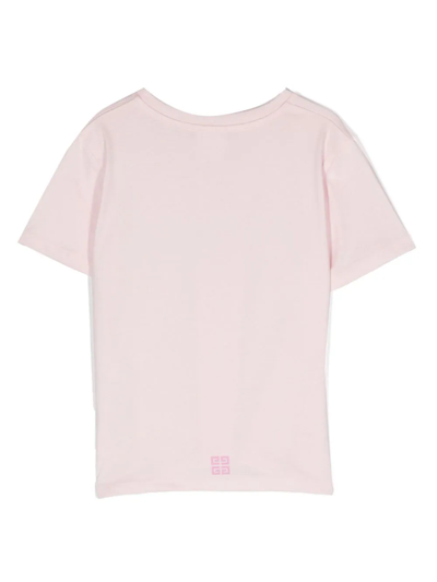Shop Givenchy T-shirt Con Logo In Pink