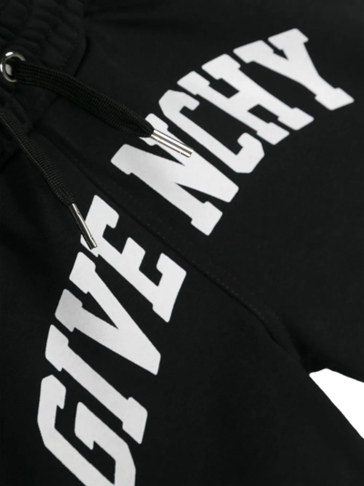 Shop Givenchy Shorts Sportivi Con Logo In Black