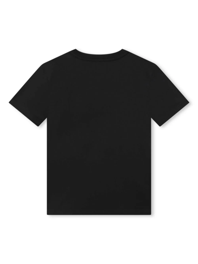 Shop Givenchy T-shirt Con Logo Applicato In Black
