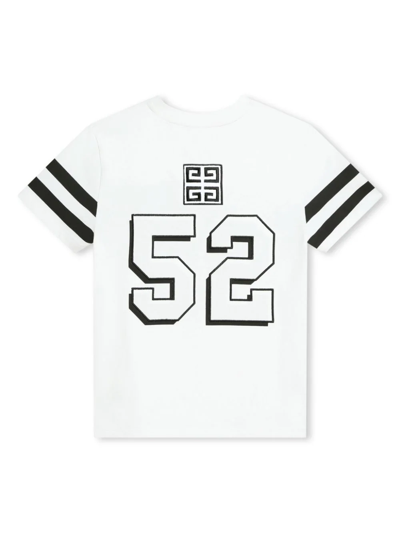 Shop Givenchy T-shirt Con Logo Ricamato In White