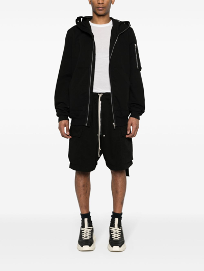 Shop Rick Owens Drkshdw Gimp Flight Bomber In Black