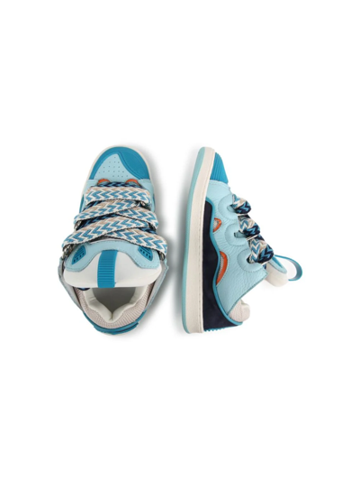 Shop Lanvin Sneakers Curb In Blue