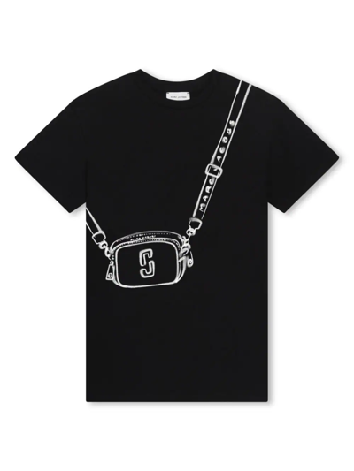 Shop Marc Jacobs Abito Corto Con Stampa Snapshot In Black