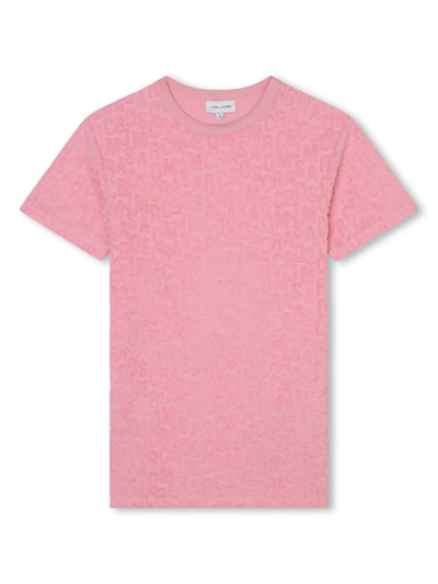 Shop Marc Jacobs Abito Corto Jumbled Con Effetto Jacquard In Pink